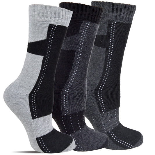 Frostfighter Herren Thermosocken (6x Paar) Winter Ski Vollfrottee Innenfutter Polyacryl