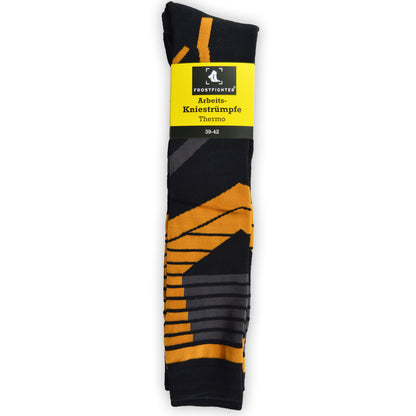 Frostfighter Herren Thermo Arbeits- Kniestrümpfe (4x Paar) Winter Ski Vollfrottee Innenfutter