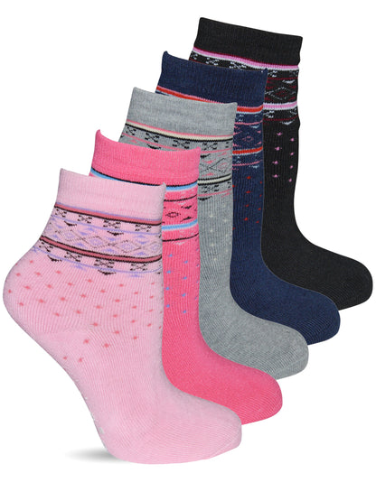 Frostfighter Mädchen Thermosocken (6x Paar) Winter Ski Vollfrottee Innenfutter